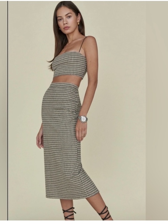 Reformation Dresses & Skirts - Callista two piece set from reformation, excellent condition. Top and skirt